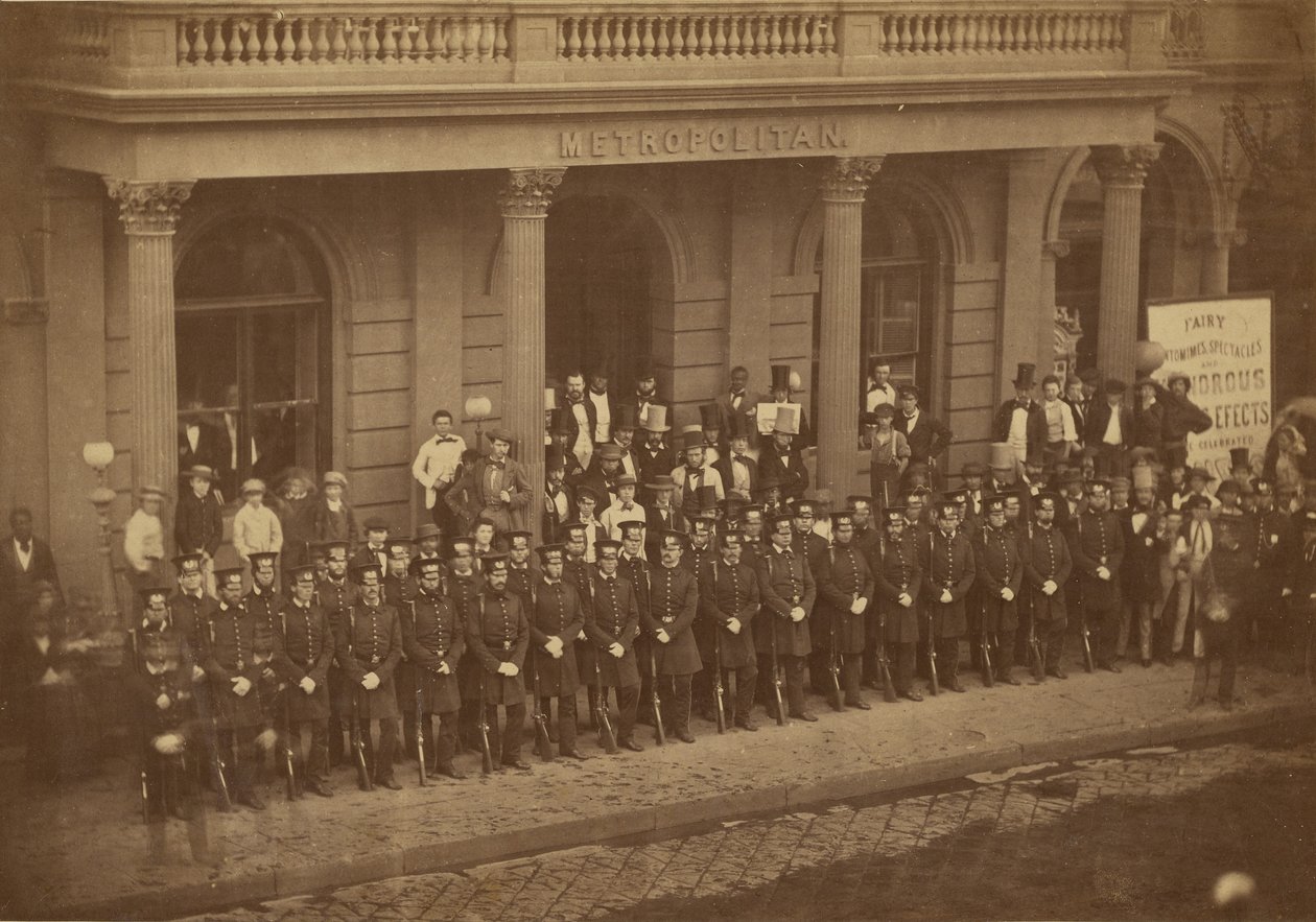 Group Portrait of Officers by Silas A. Holmes