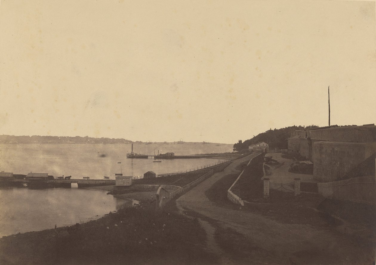 Narrows on East River by Silas A. Holmes