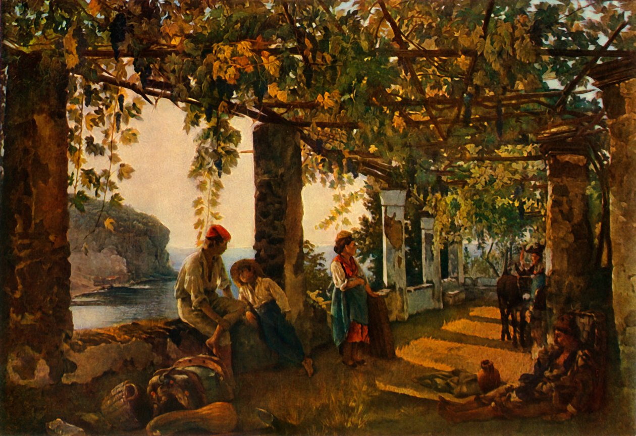 A Terrace by the Sea-shore - A Variation, 1828, 1965 by Sil