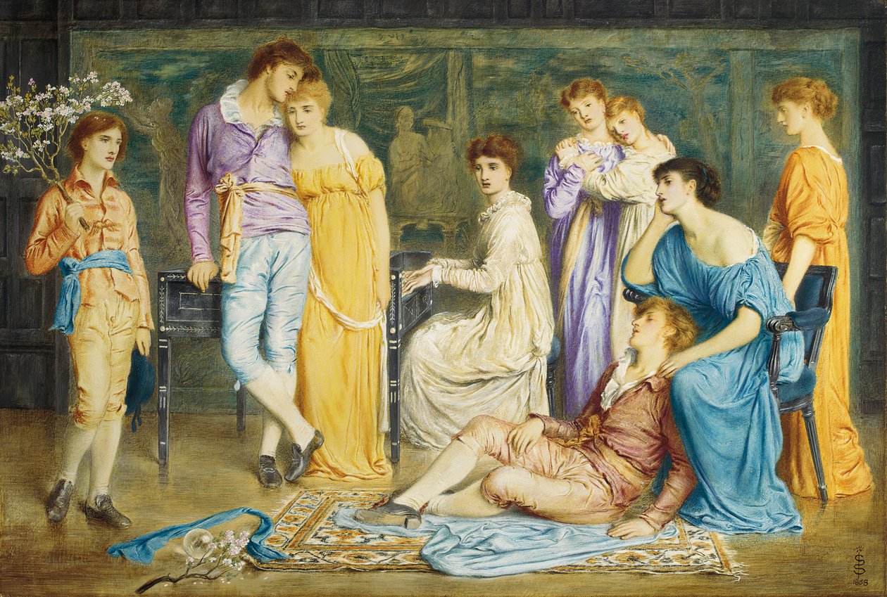 A Prelude by Bach, 1868 by Simeon Solomon