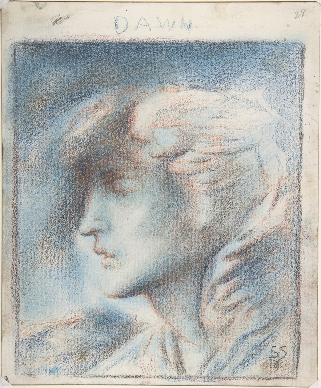 Dawn (Head of Hypnos) by Simeon Solomon