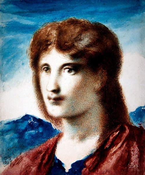 Head of a Young Man by Simeon Solomon