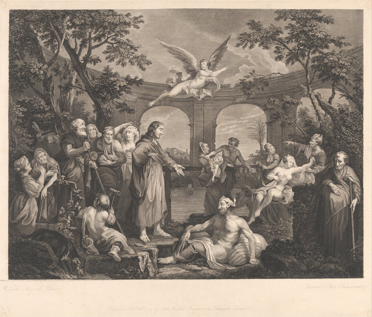 The Pool of Bethesda by Simon Francois Ravenet