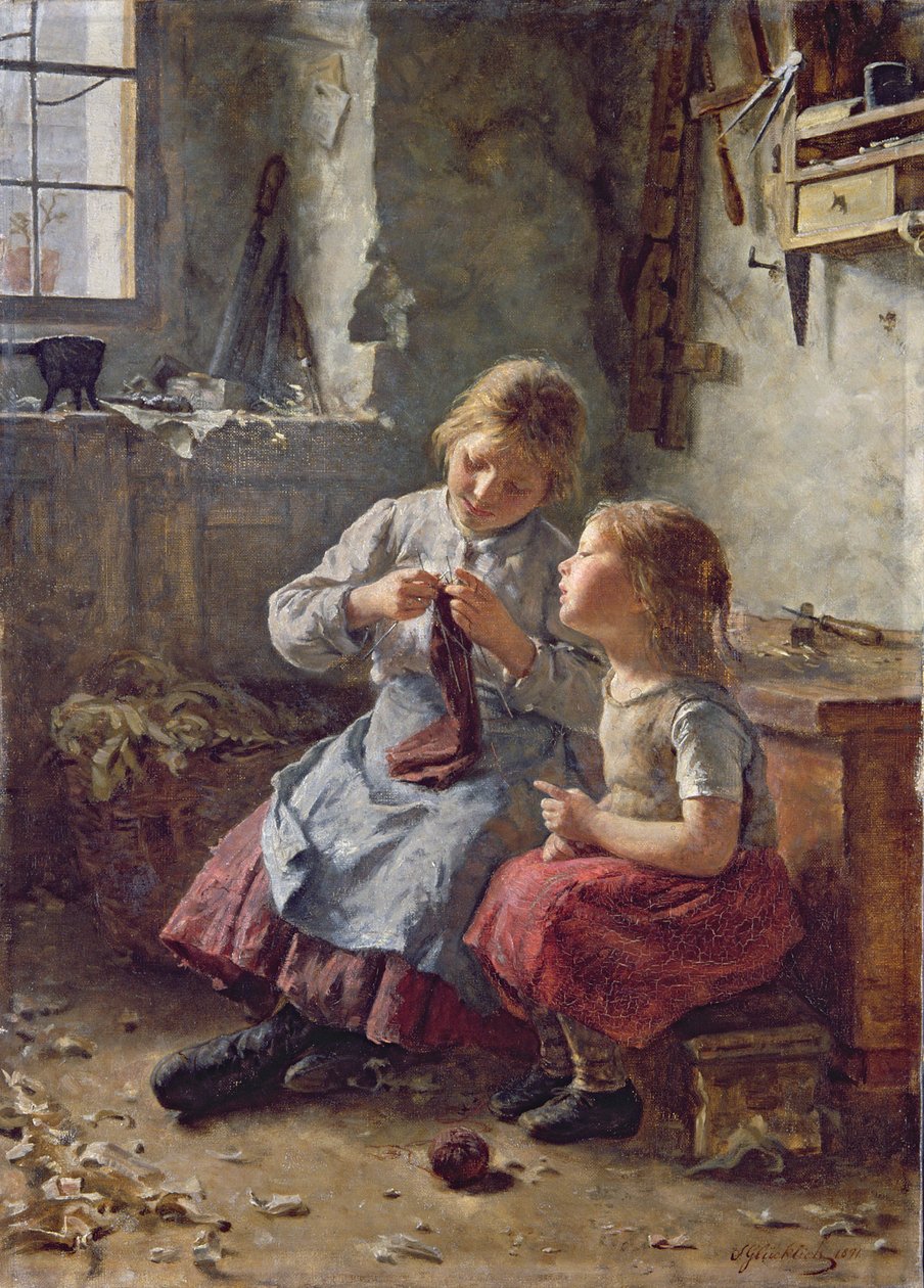 Knitting by Simon Glucklich