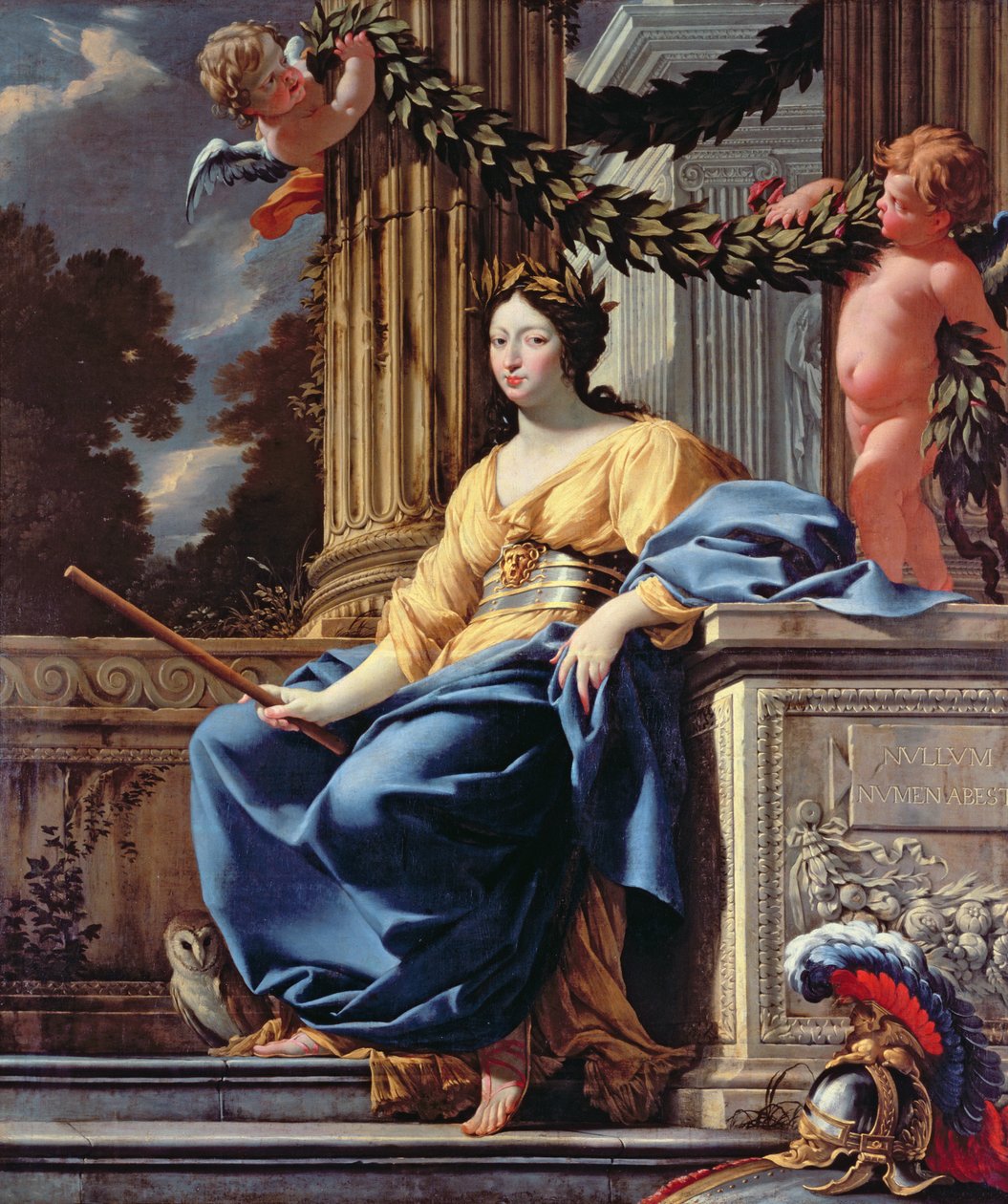 Allegorical Portrait of Anne of Austria by Simon Vouet