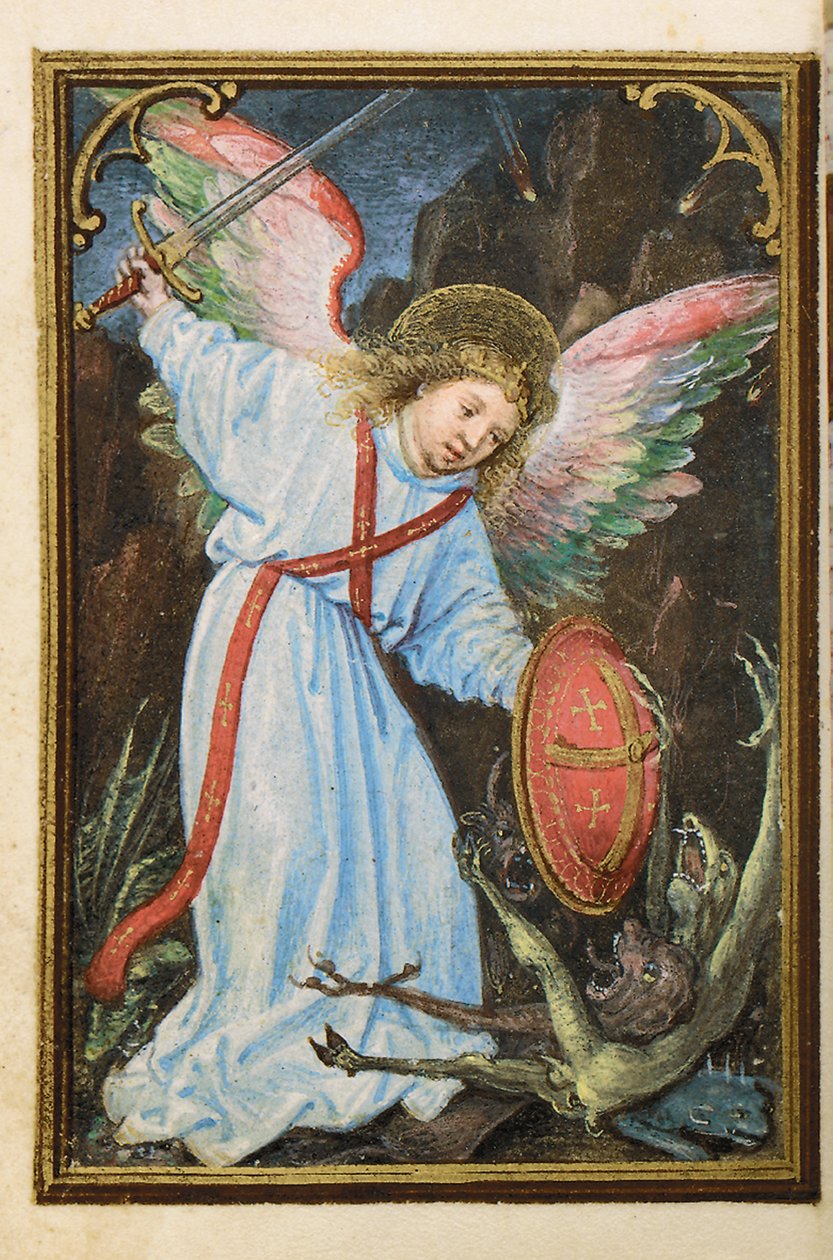 Folio from a miniature Book of Hours, use of Rome, Bruges, 1530-35 by Simon Bening