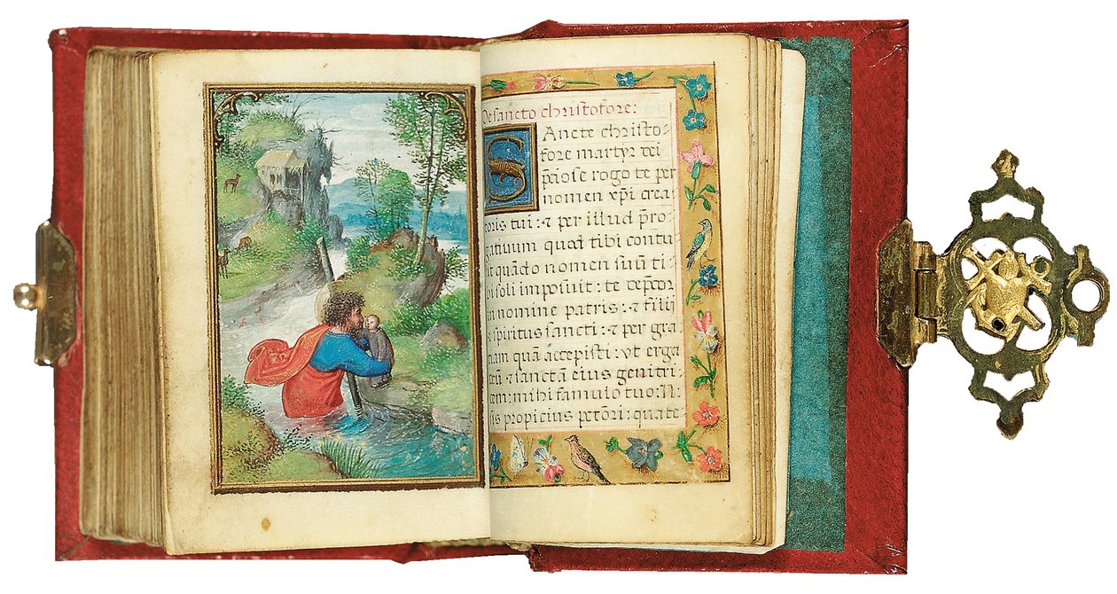 Folio from a miniature Book of Hours, use of Rome, Bruges, 1530-35 by Simon Bening