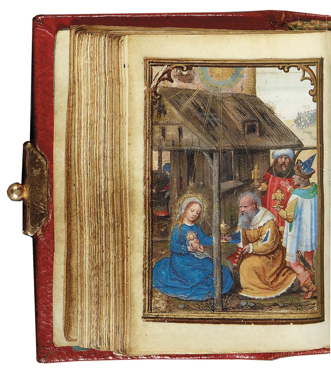 Folio from a miniature Book of Hours, use of Rome, Bruges, 1530-35 by Simon Bening