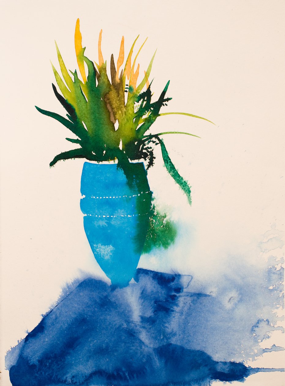 Blue Vase, 2016 by Simon Fletcher