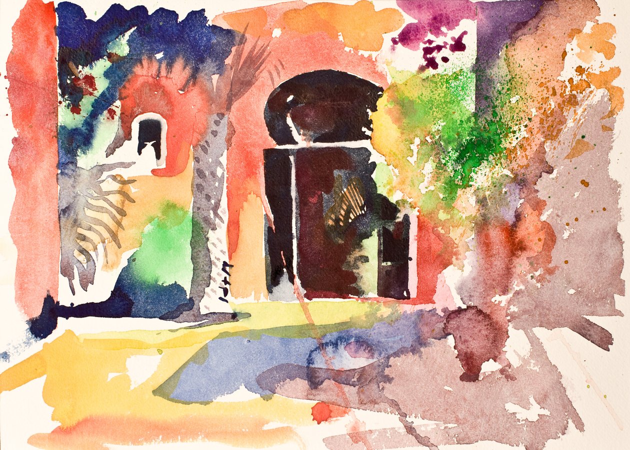 Court and door, 2016 by Simon Fletcher