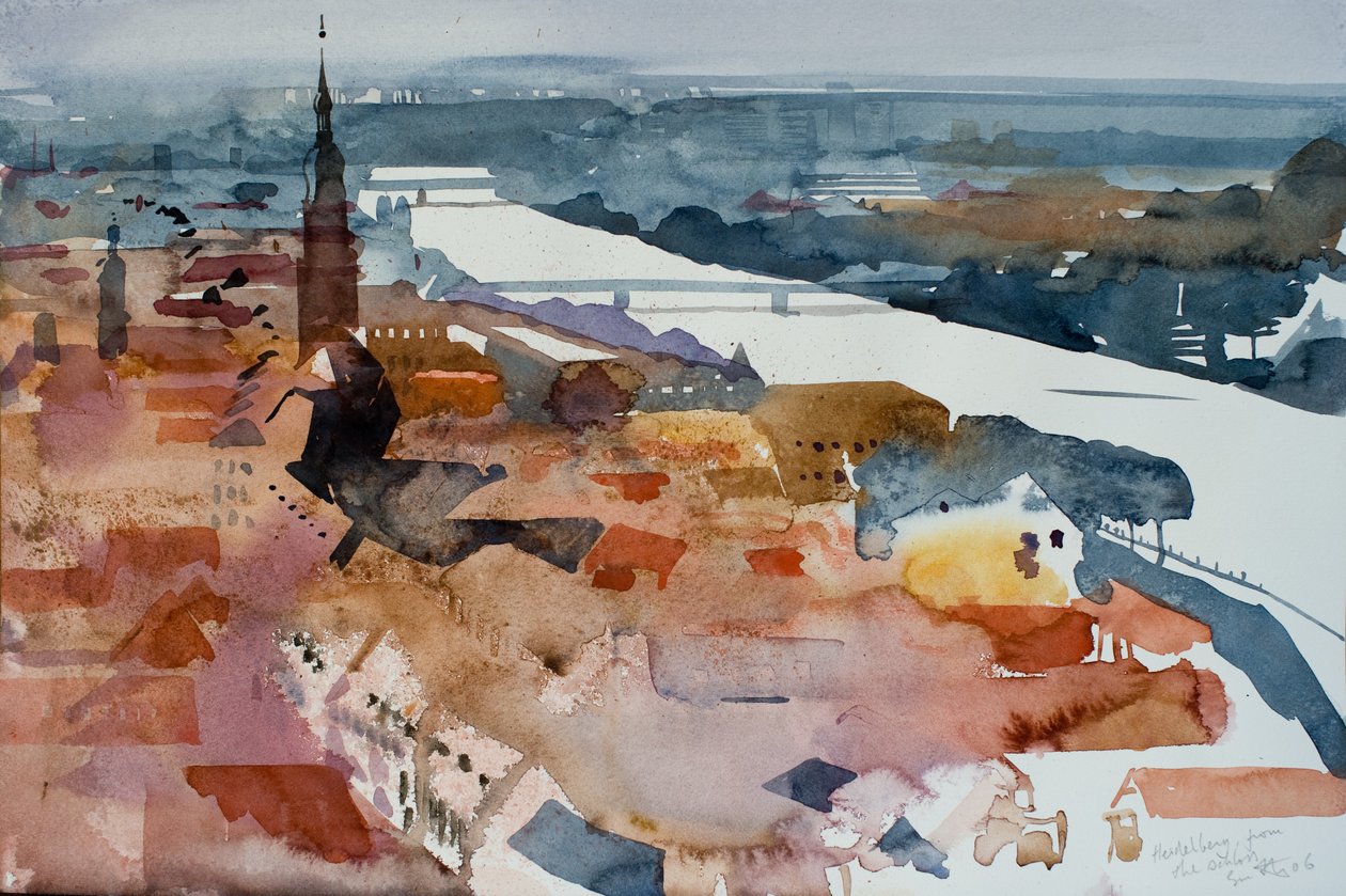 Heidelberg from the Castle, 2006 by Simon Fletcher