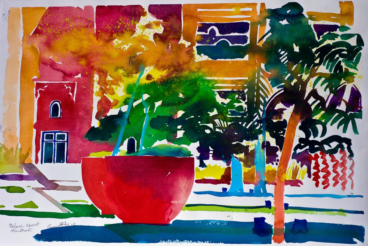 Palace Court, Abu Dhabi, 2012 by Simon Fletcher