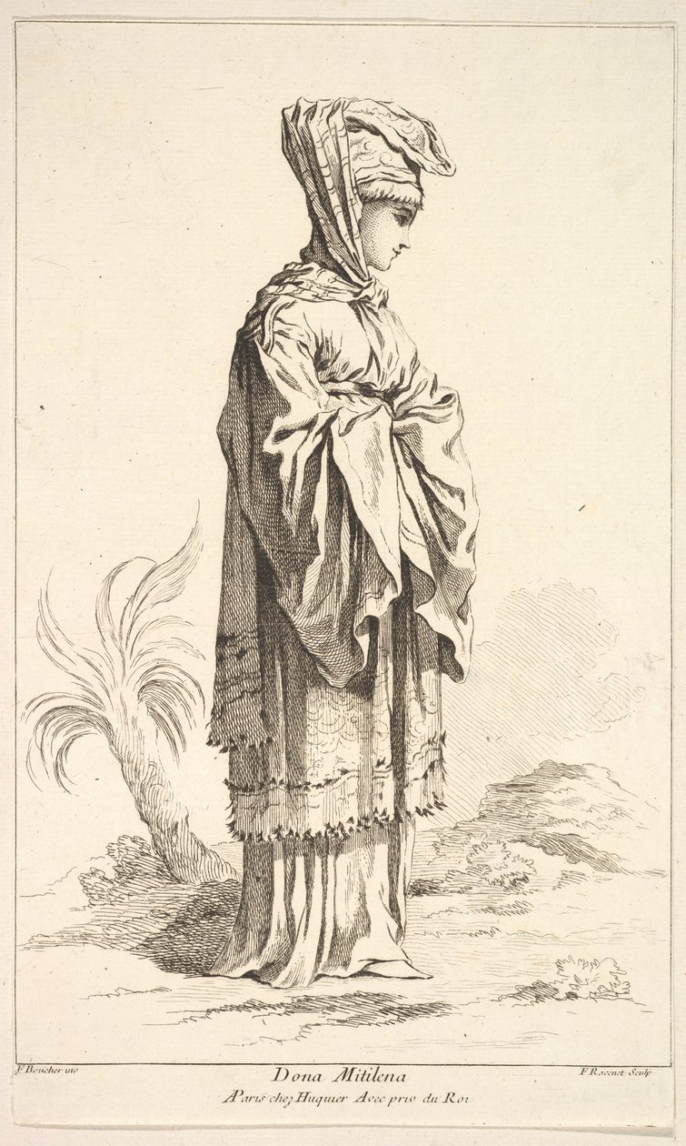 Dona Mitilena by Simon Francois Ravenet