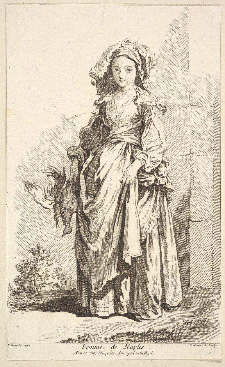 Woman of Naples by Simon Francois Ravenet