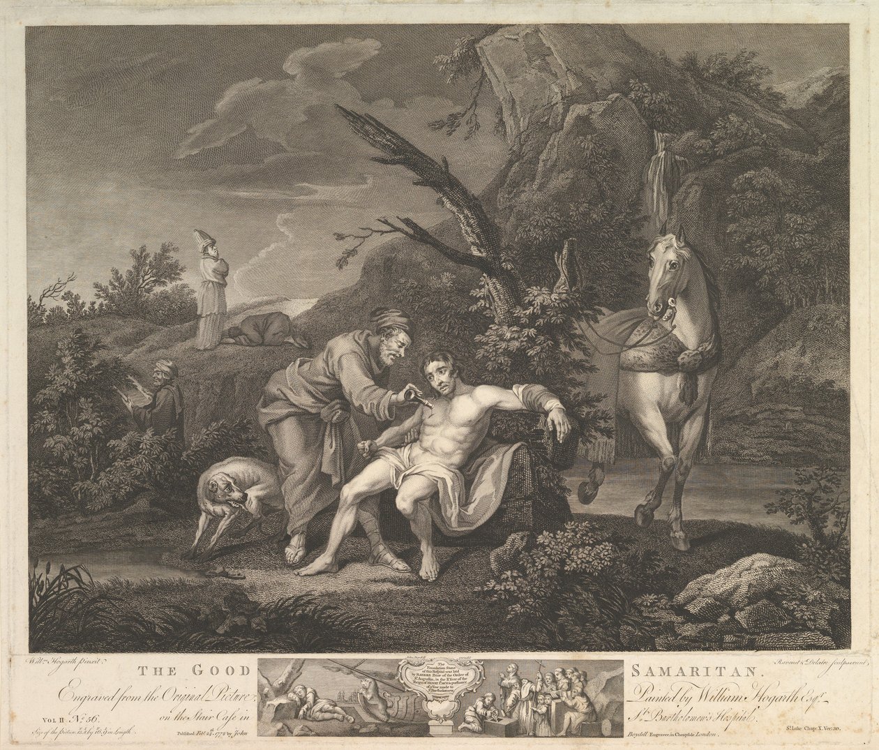The Good Samaritan by Simon Francois Ravenet