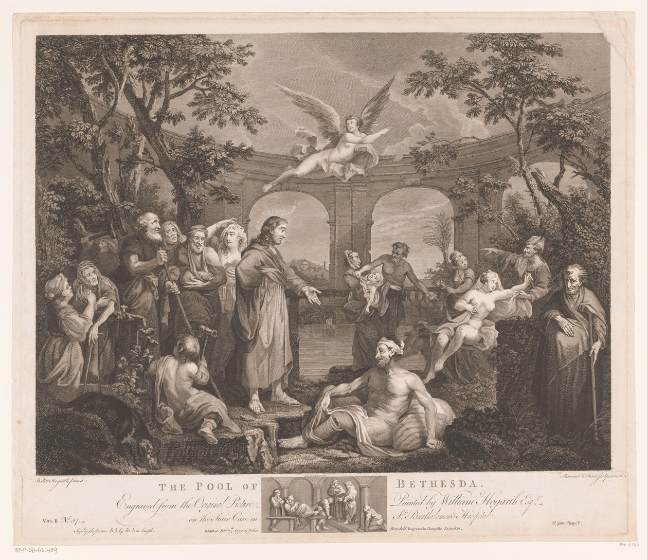 Christ Heals the Sick at Bethesda by Simon François Ravenet (le vieux)