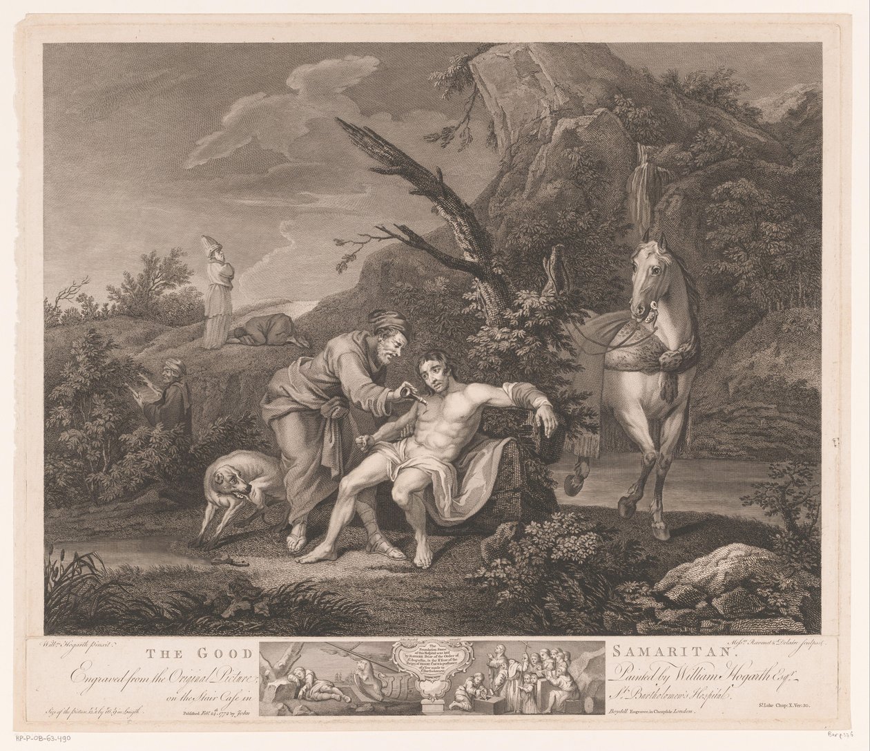 Parable of the Good Samaritan by Simon François Ravenet (le vieux)