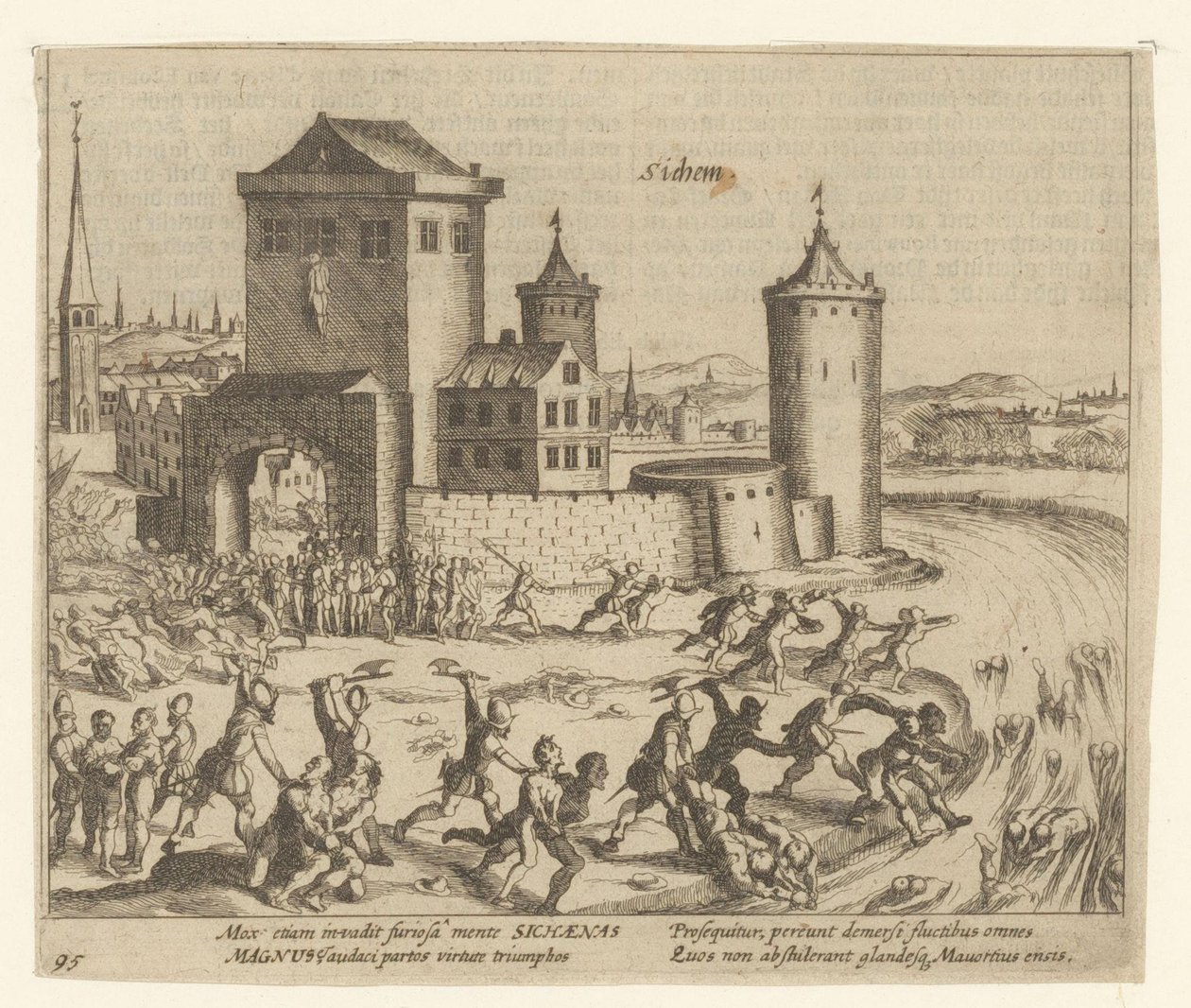 Punishment of Zichem, 1578 by Simon Frisius