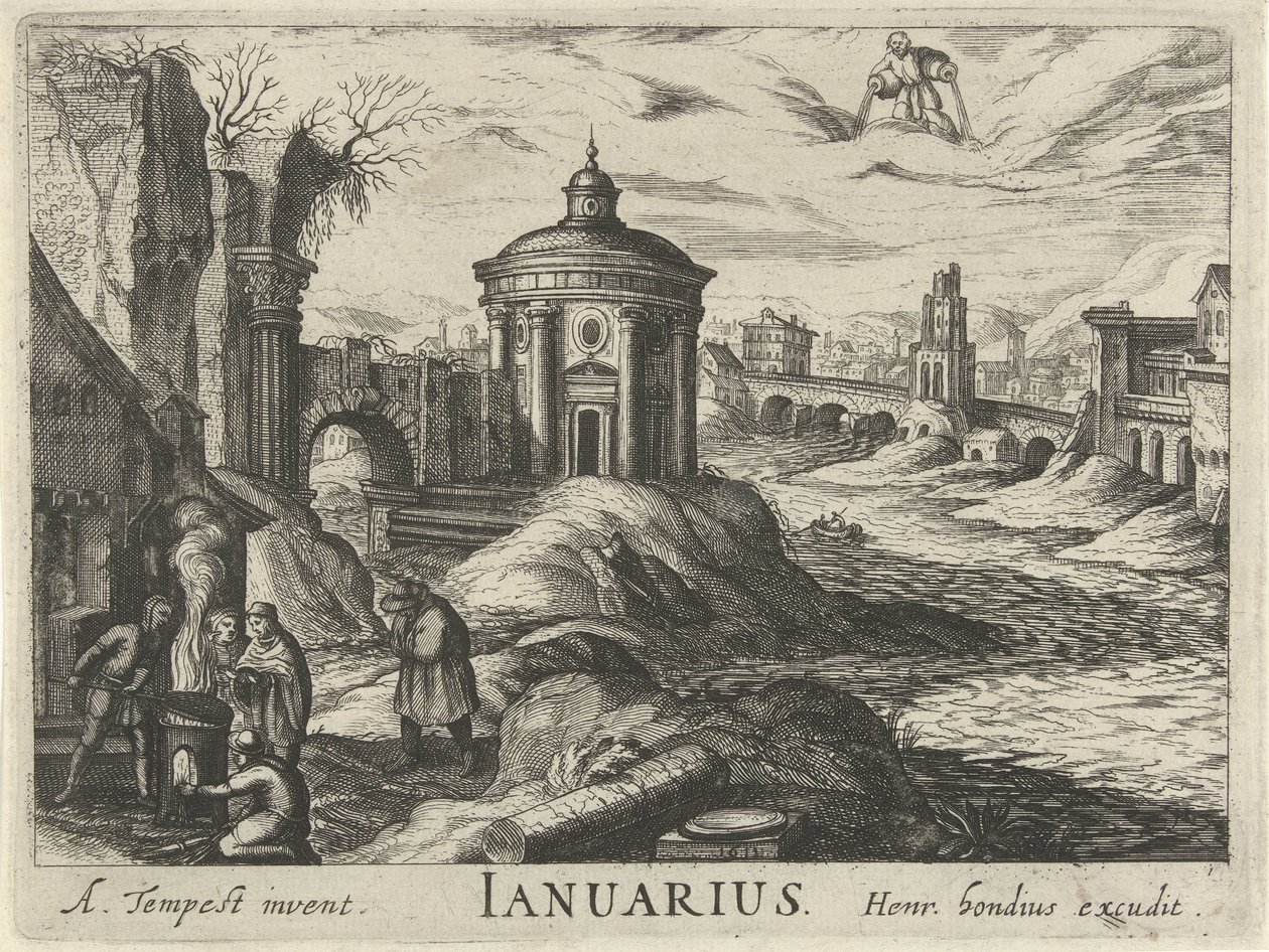 January by Simon Frisius