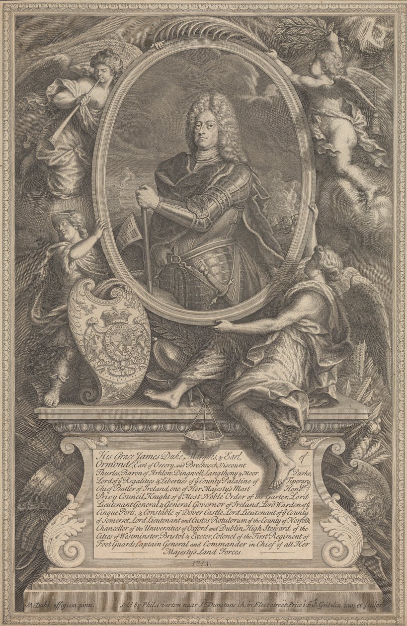 Sir James Butler, 2nd Duke of Ormonde by Simon Gribelin
