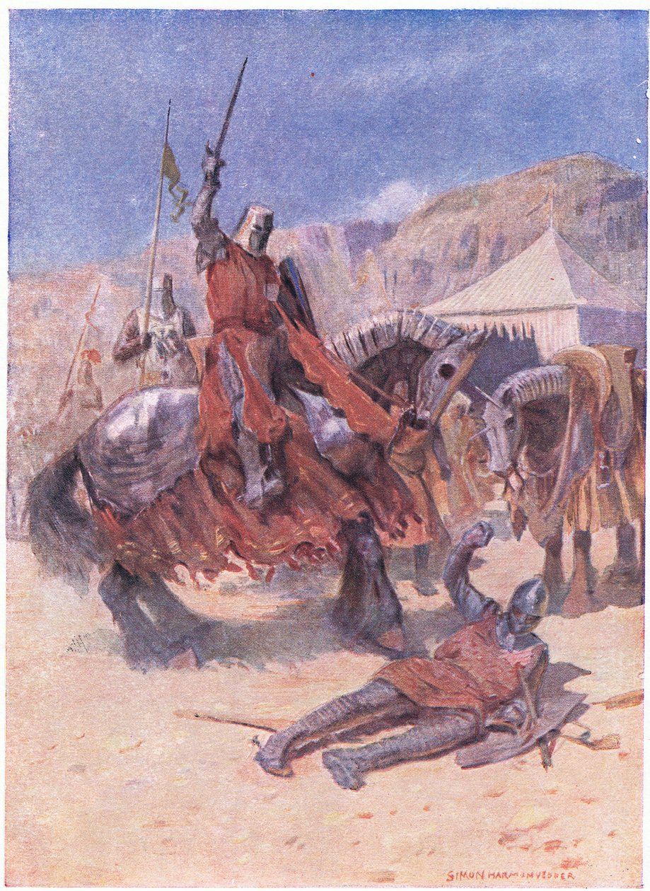 Sir Kenneth's Lance Had Pierced Through the Shield