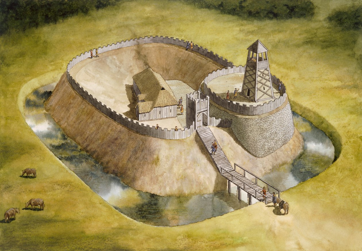 Helmsley Castle, North Yorkshire by Simon Hayfield