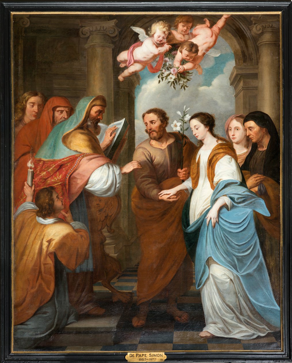 Parish church, Engagement of the Virgin by Simon II de Pape