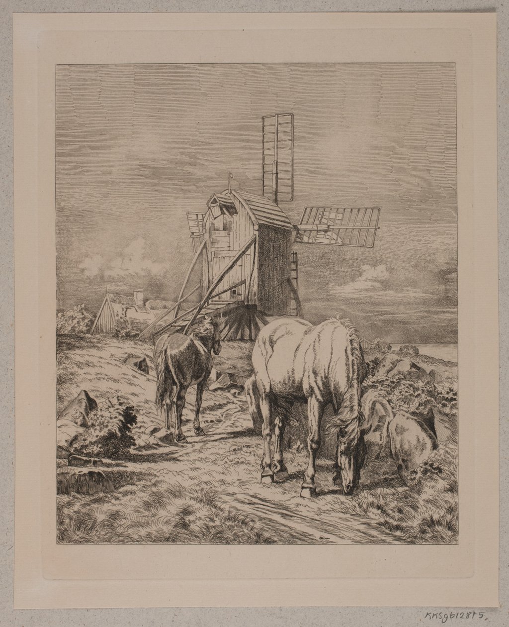 By a Mill by Simon Ludvig Ditlev Simonsen