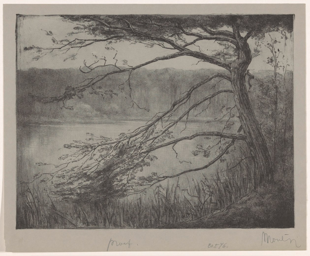 Pond near Oisterwijk by Simon Moulijn (signed by artist)
