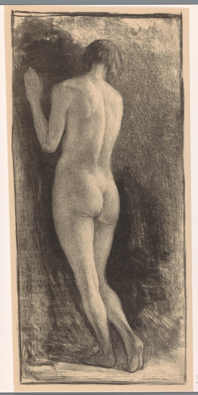 Standing Nude Woman by Simon Moulijn