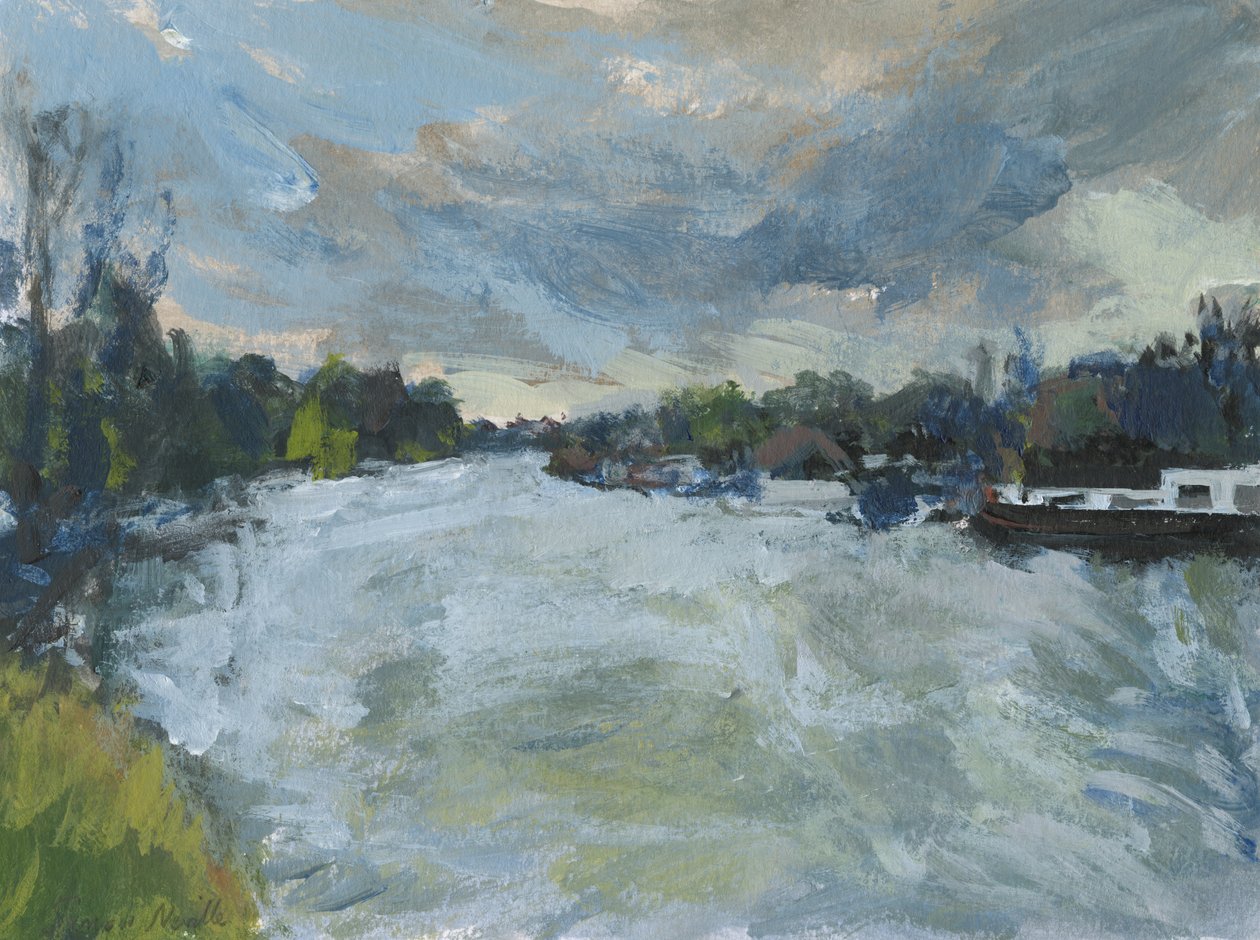 River Thames No. 1, 2023 by Simon Neville