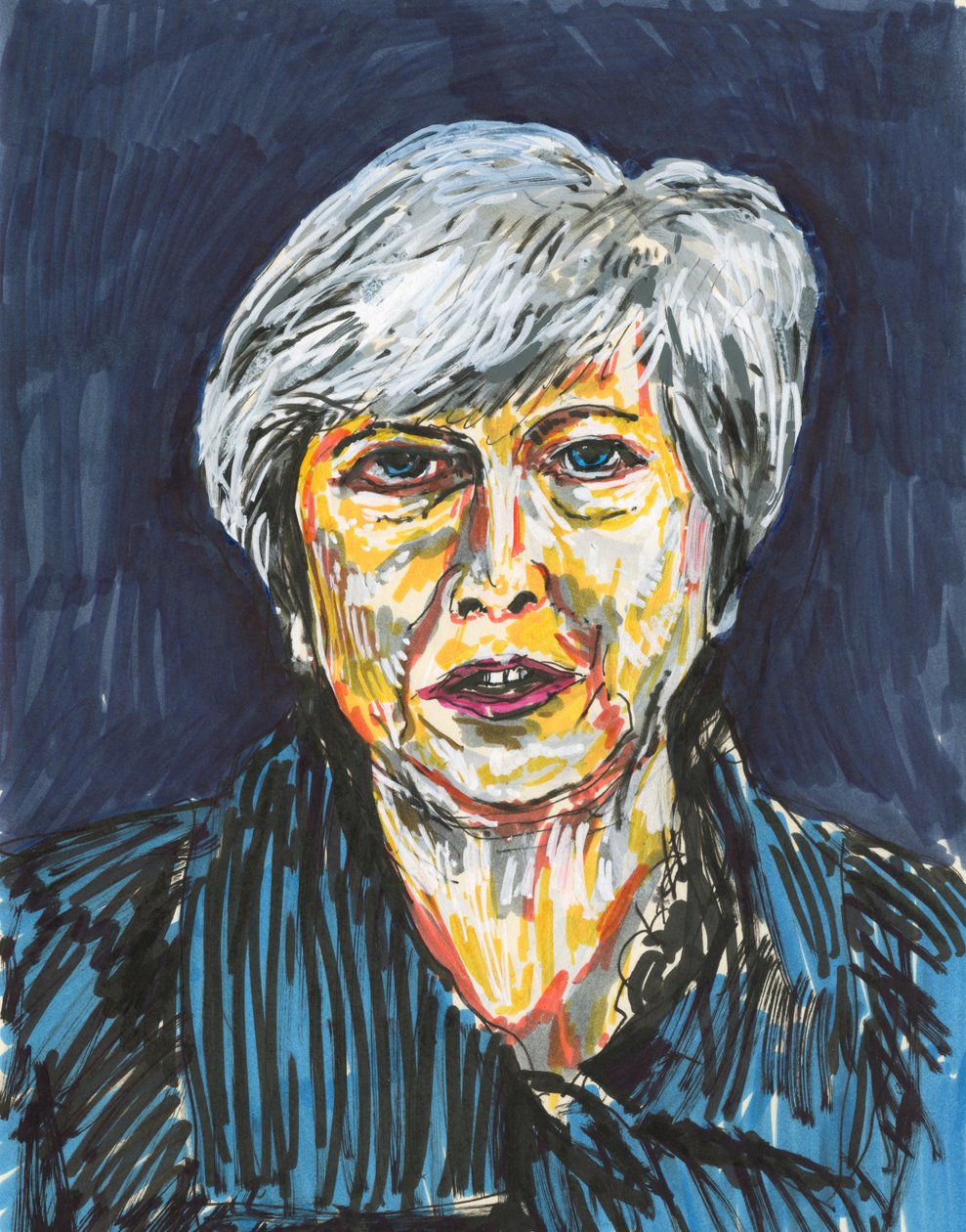 Theresa May by Simon Neville