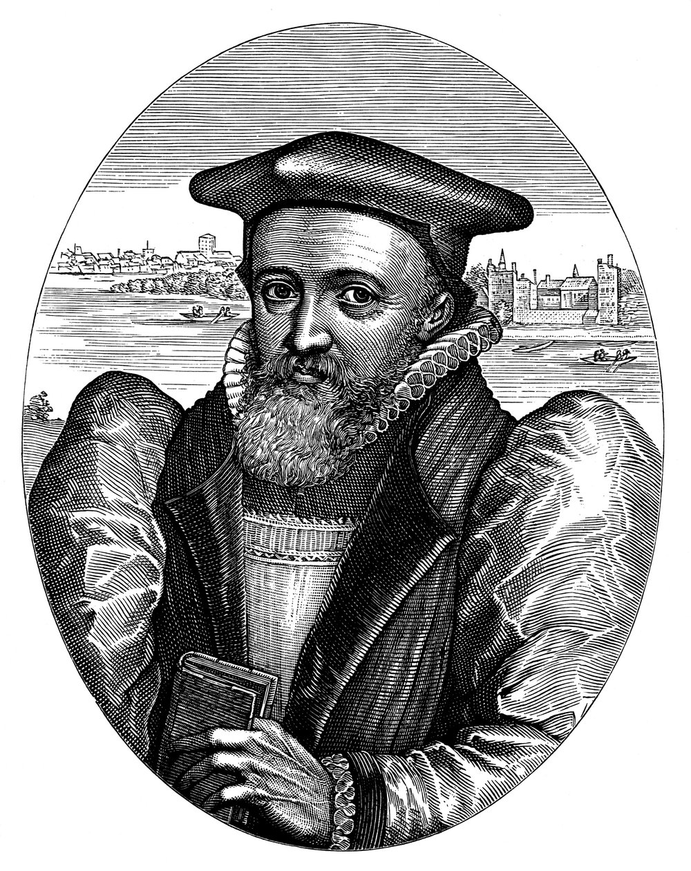 George Abbott 1562-1633, English cleric and Archbishop of Canterbury, 17th century by Simon Pass