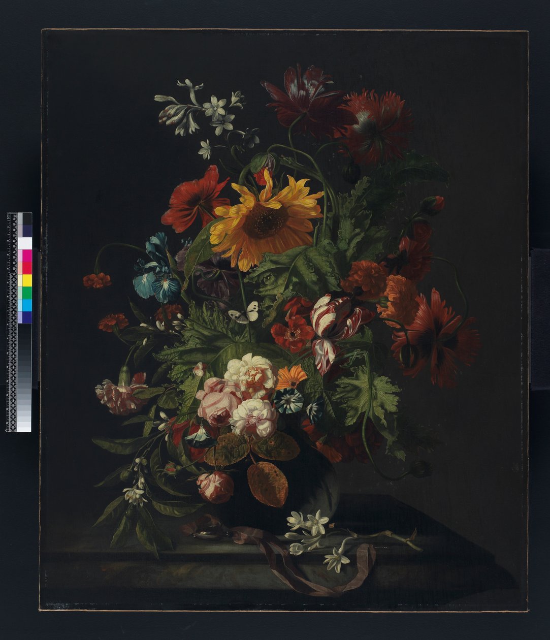 Vase of Flowers by Simon Peeterz Verelst