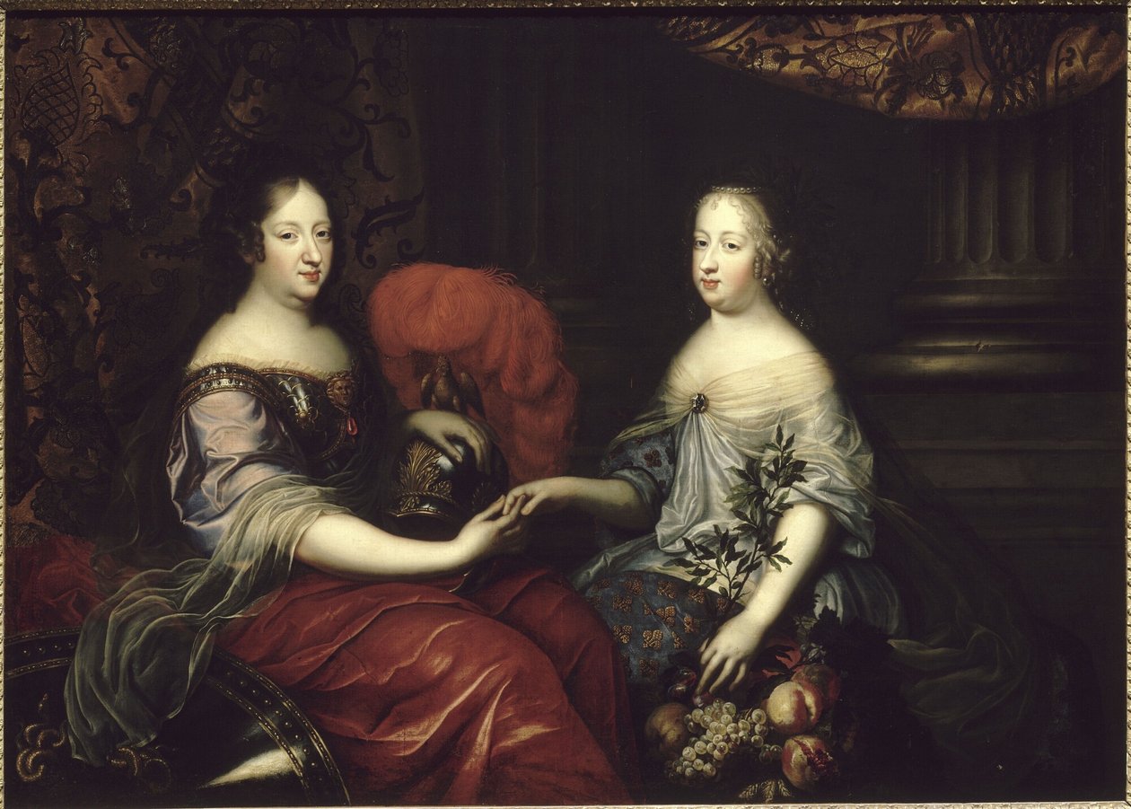 Anne of Austria and Marie-Thérèse of Austria, Queens of France by Simon Renard de Saint Andre
