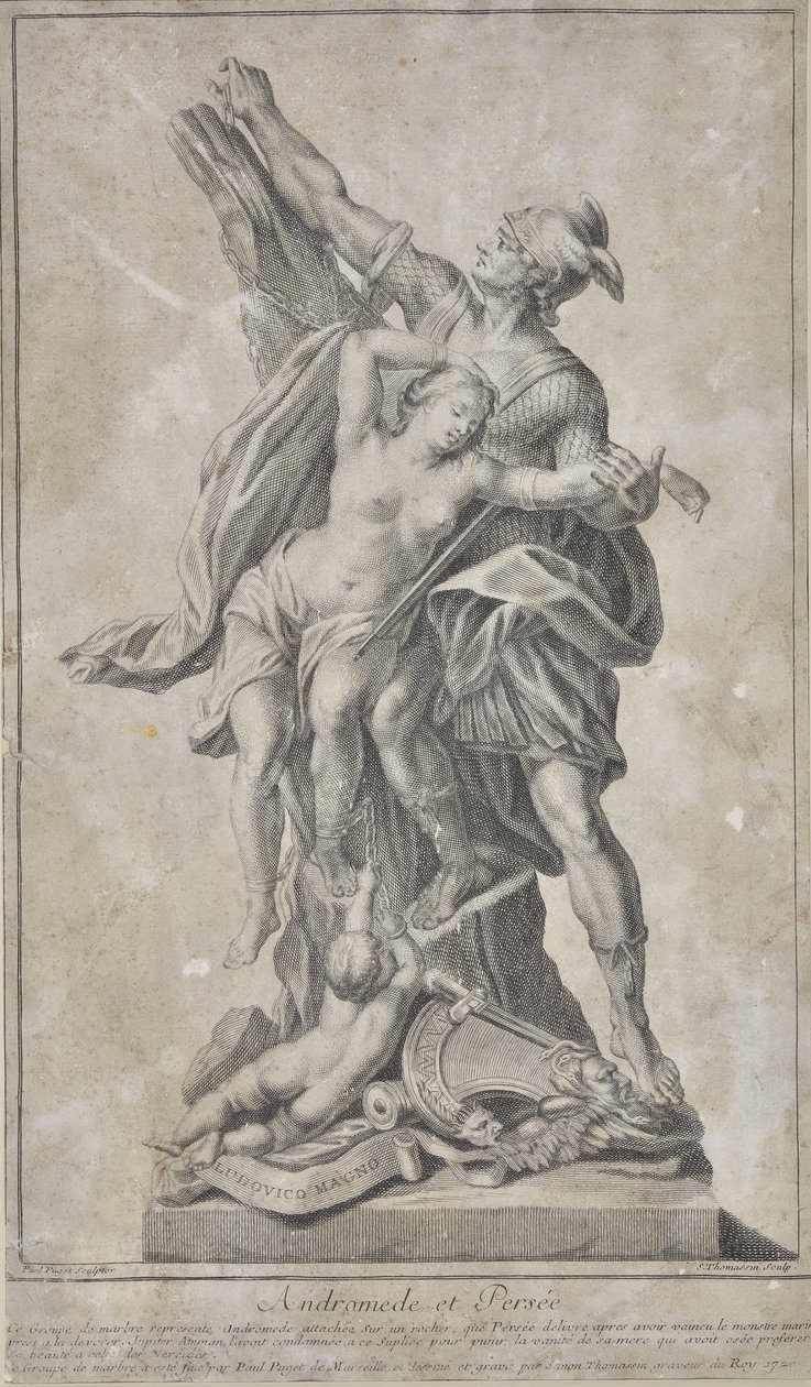 Perseus Delivering Andromede by Simon Thomassin