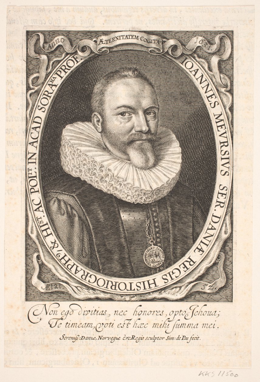 Johannes Meursius, Royal Historian by Simon de Pas
