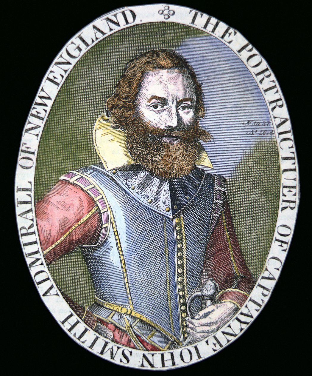 Captain John Smith (1580-1631) by Simon de Passe