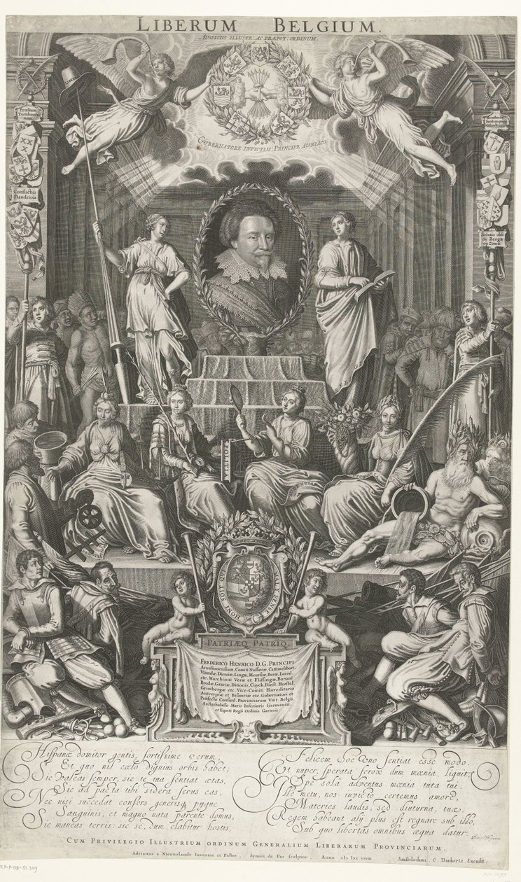 Frederick Henry as Protector of Religion and Freedom, 1628 by Simon van de Passe
