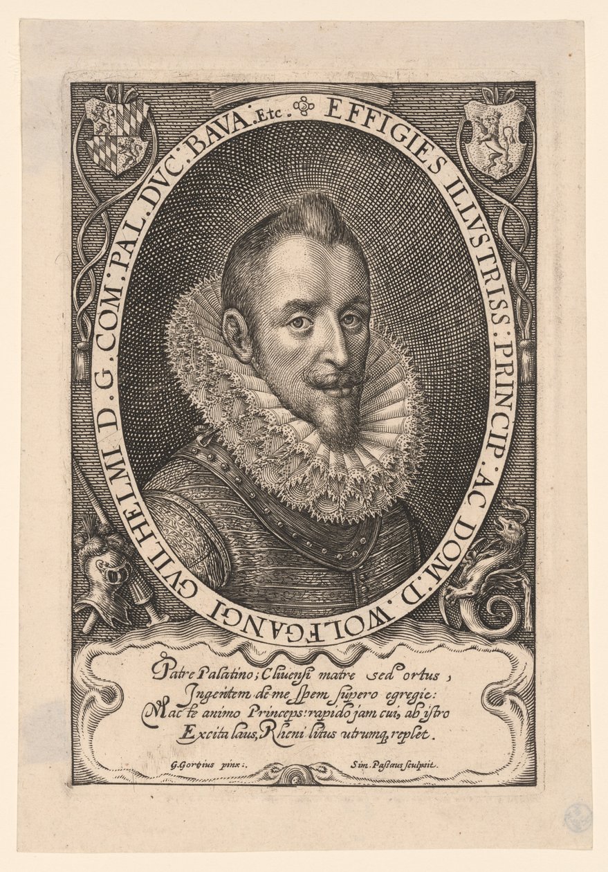 Wolfgang William, Count Palatine by Simon van de Passe