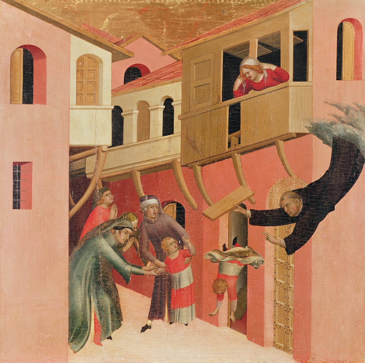 Polyptych of the Blessed Agostino Novello and Four Stories of His Life (detail) by Simone Martini