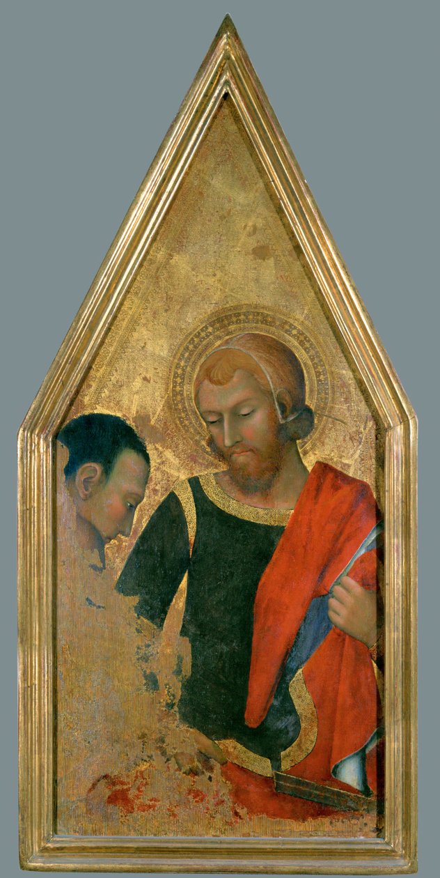 The Charity of Saint Martin of Tours by Simone (after) Martini
