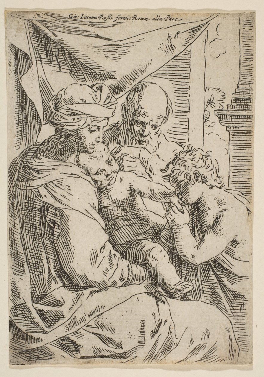Holy Family with Saint John the Baptist Kissing the Infant Christ