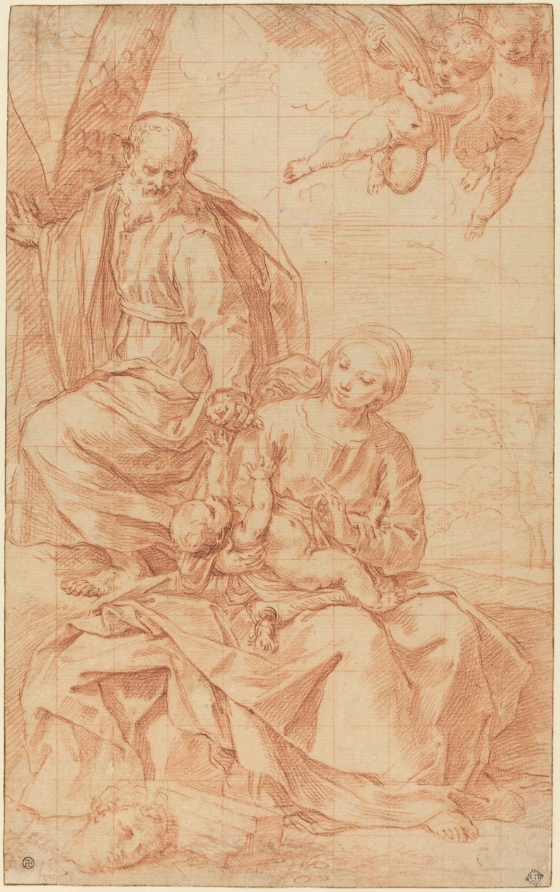 The Rest on the Flight into Egypt, or The Miracle of the Palm Tree by Simone Cantarini
