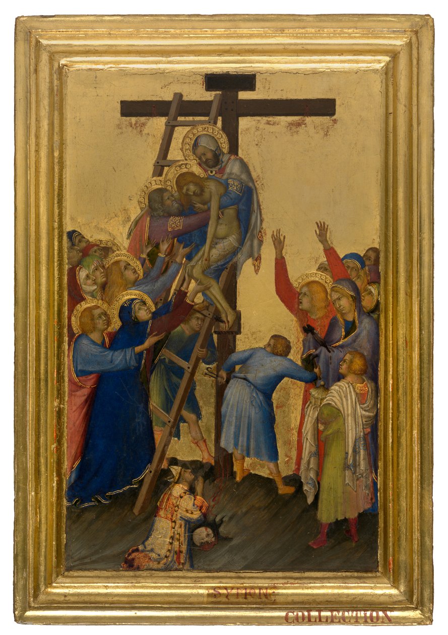 Descent from the Cross by Simone Martini
