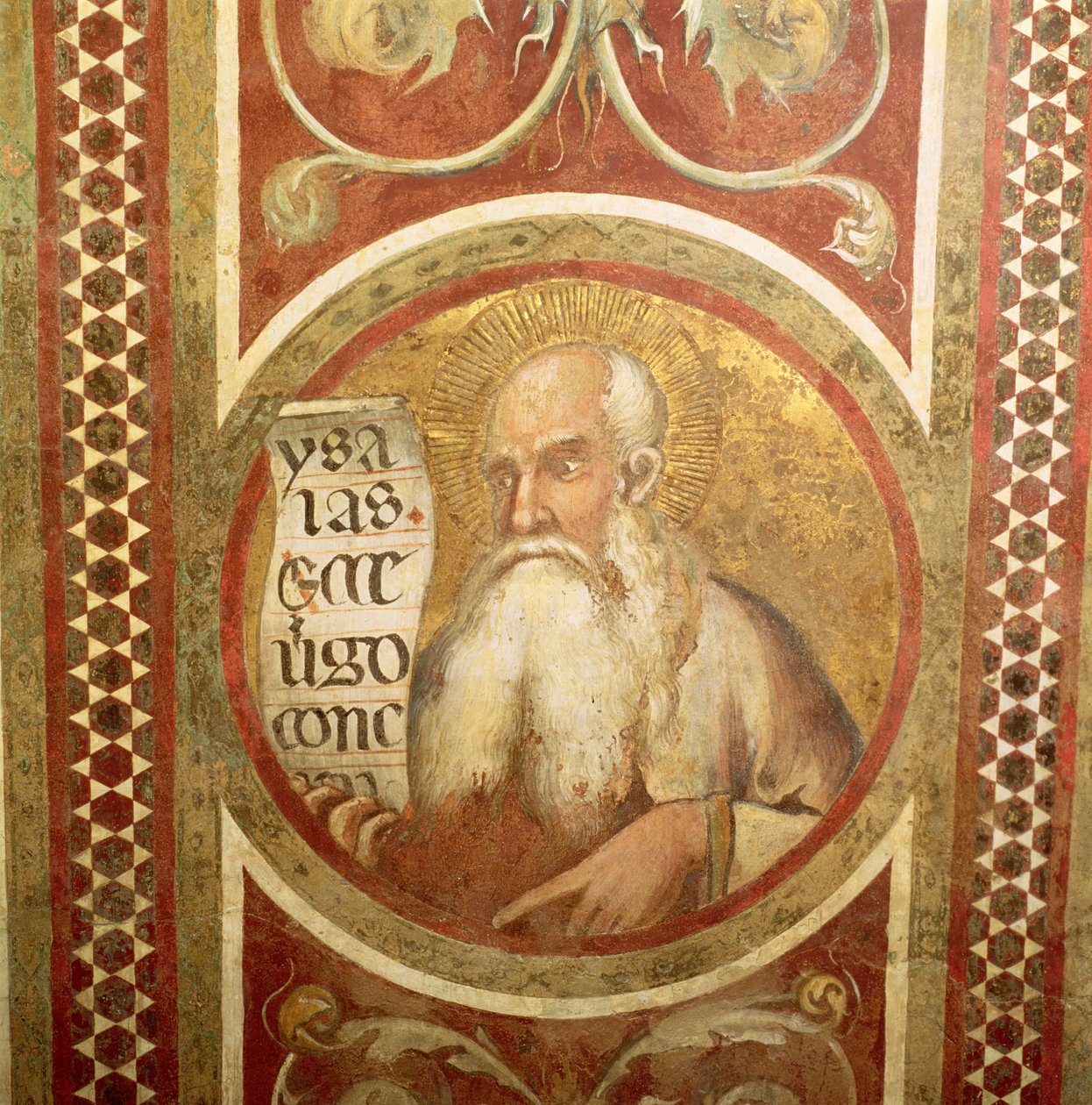 Maesta: Isaiah (detail) by Simone Martini