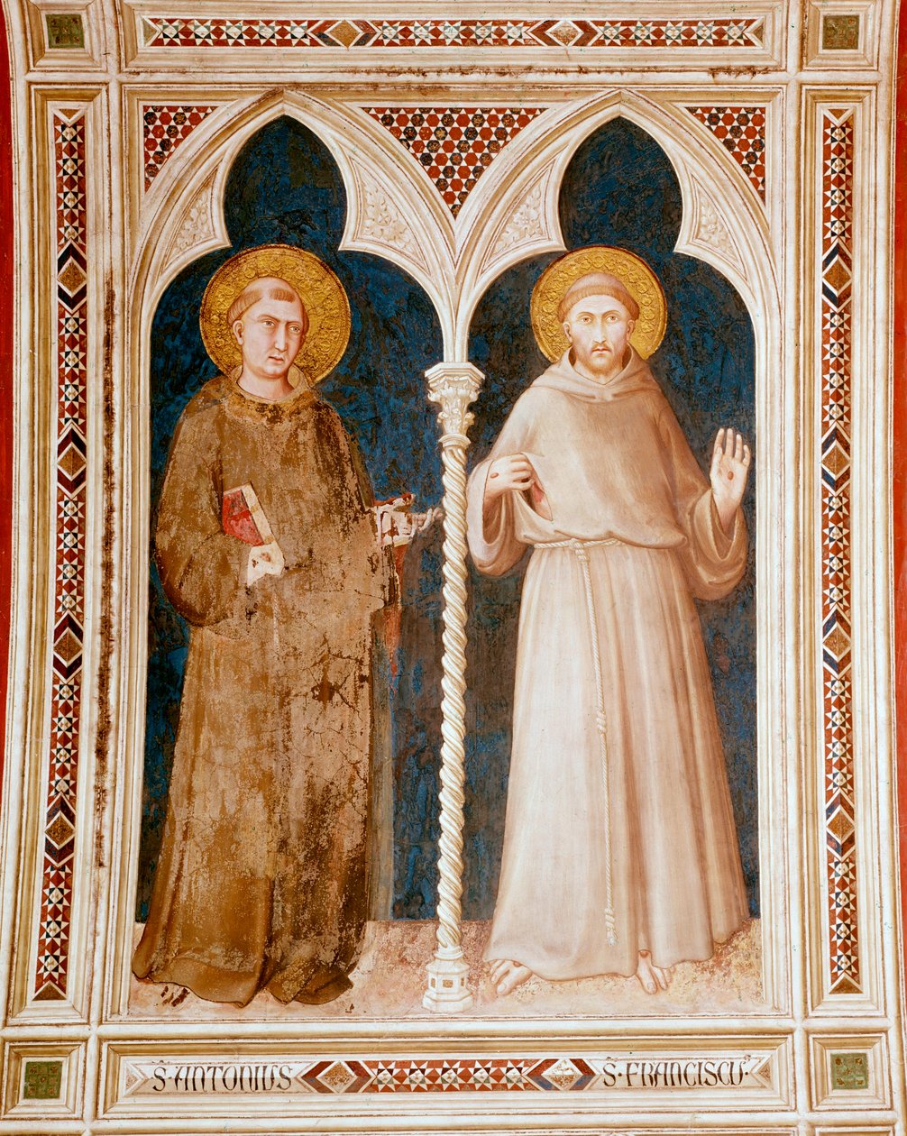 Saint Anthony of Padua and St Francis of Assisi by Simone Martini