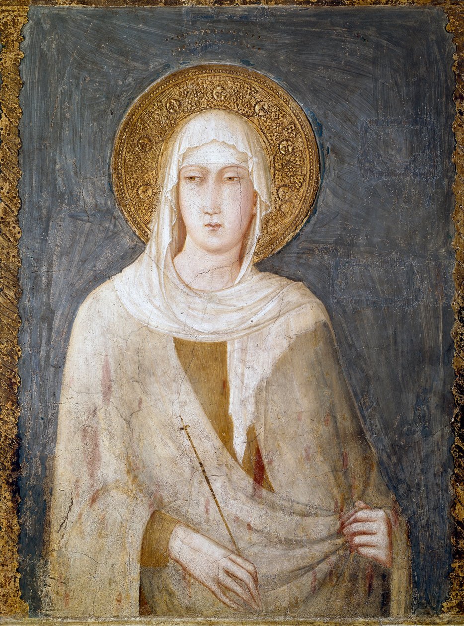 Saint Margarita of Antioch (formerly known as St. Clair) by Simone Martini