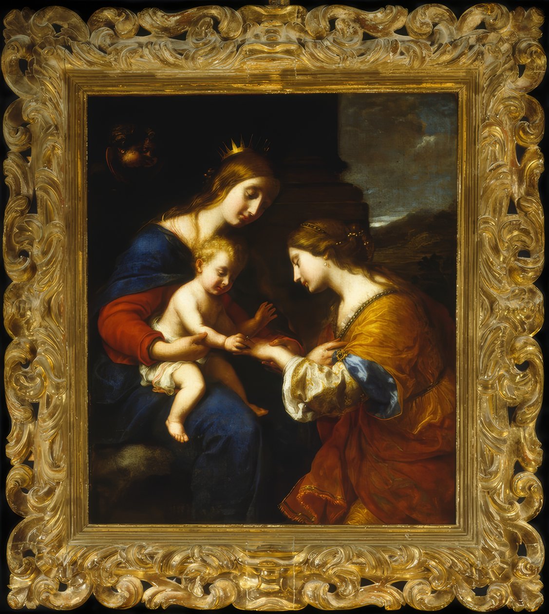The Mystical Marriage of Saint Catherine by Simone Pignoni