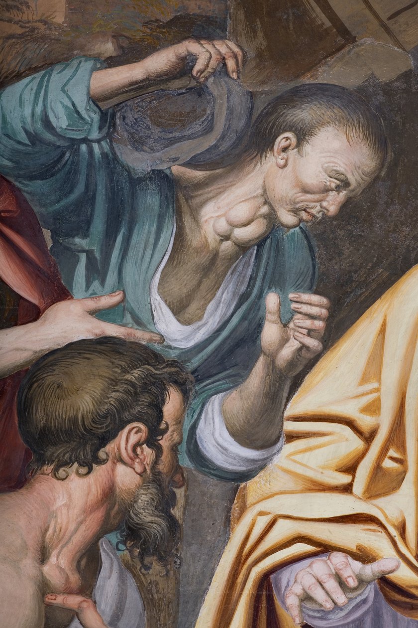 Adoration of the Shepherds, 1578-82 (detail) by Simone Veneziano Peterzano